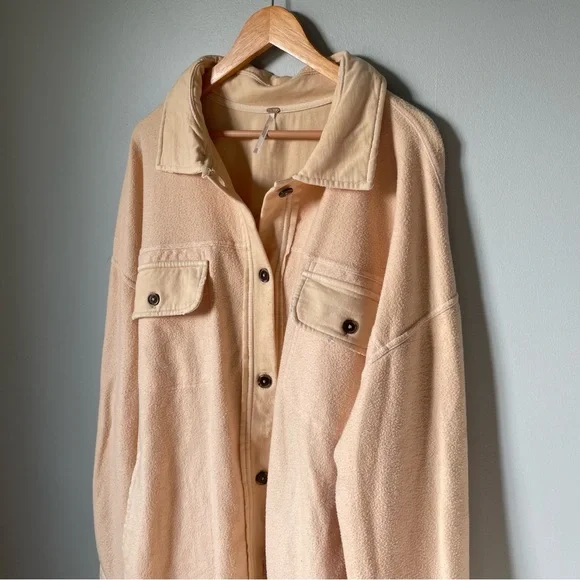 Free People Ruby Jacket in Beige Size XL - Picture 7 of 10